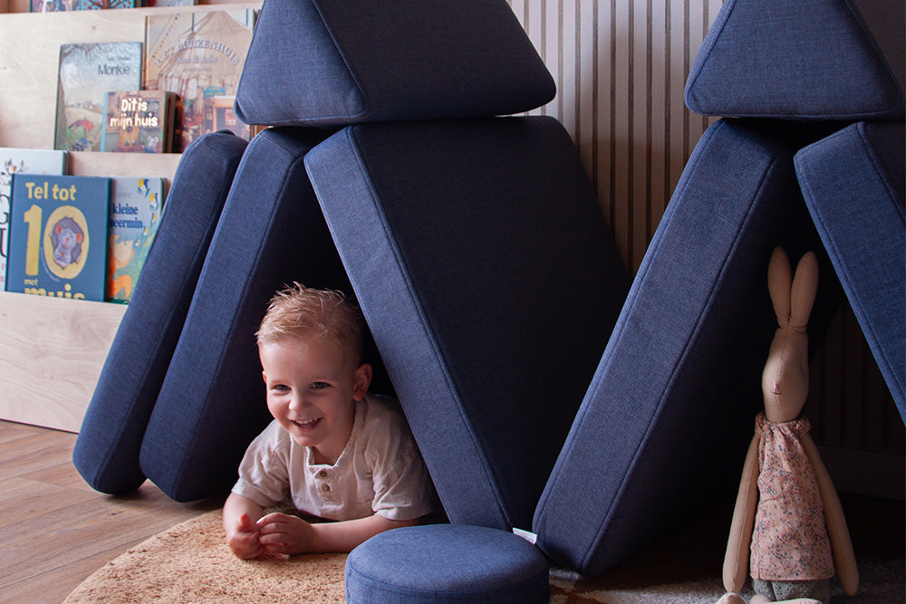 Shappy Original Play Sofa Mini Navy Blue