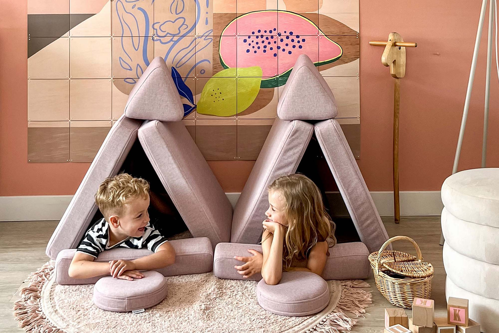 Shappy Original Play Sofa Mini Soft Pink