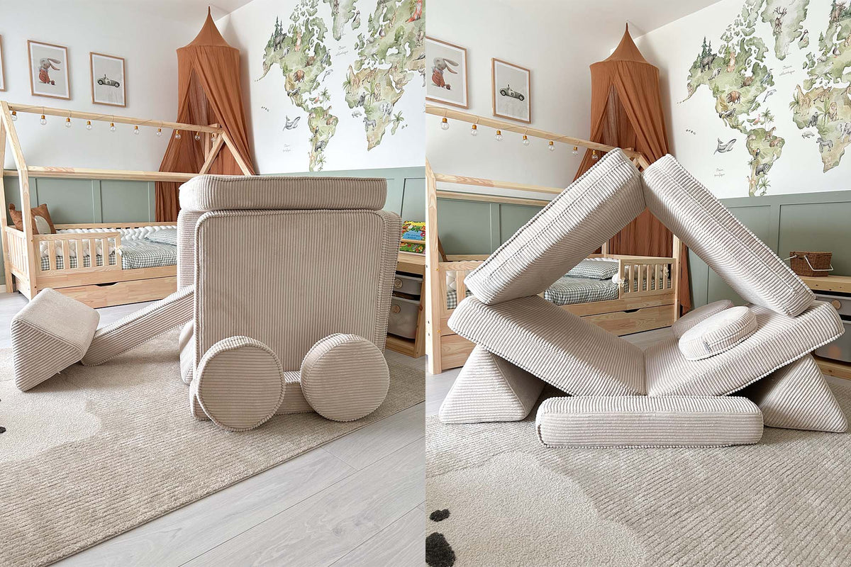 Shappy Play Sofa Corduroy Vanilla