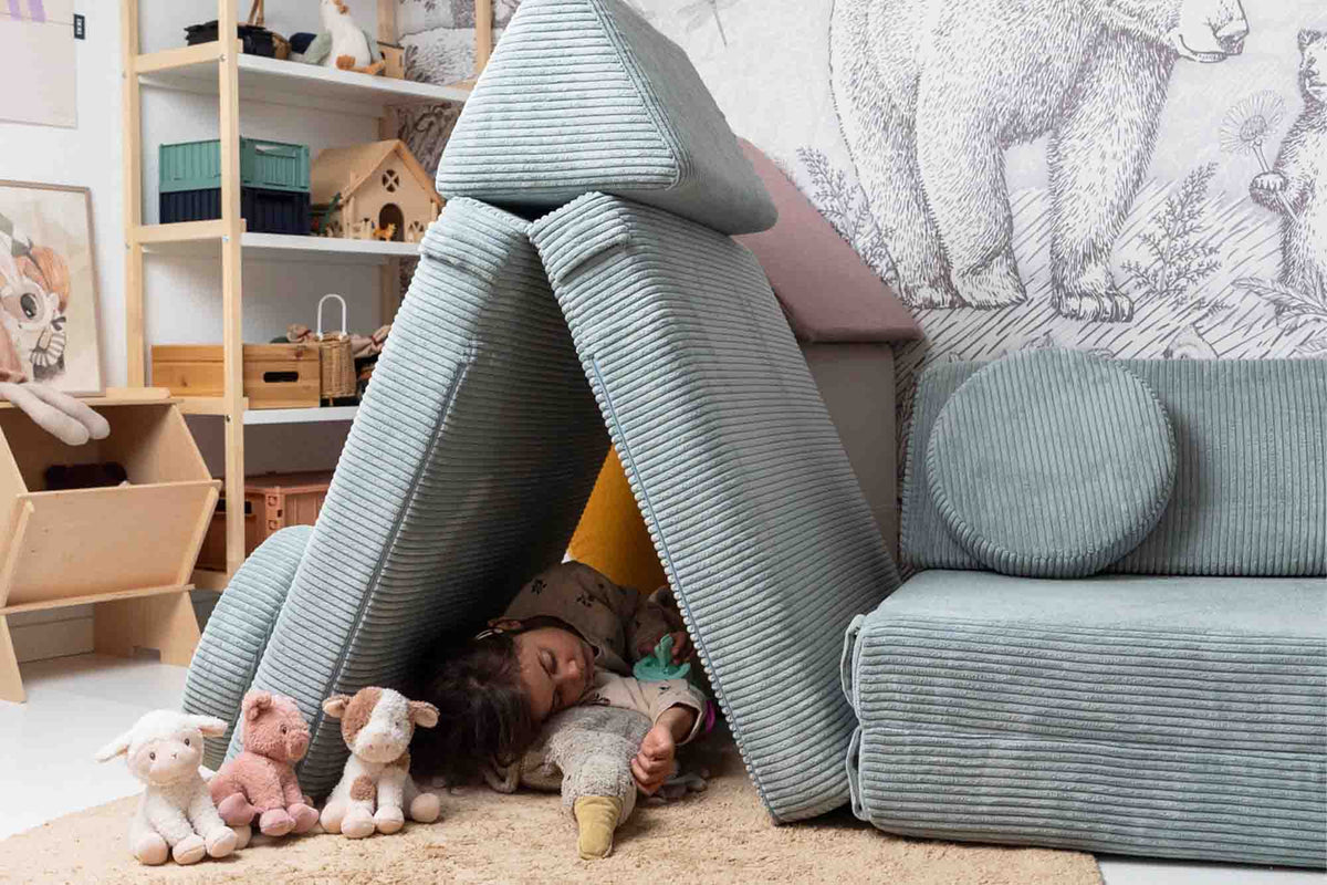 Shappy Play Sofa Pure Corduroy Peppermint