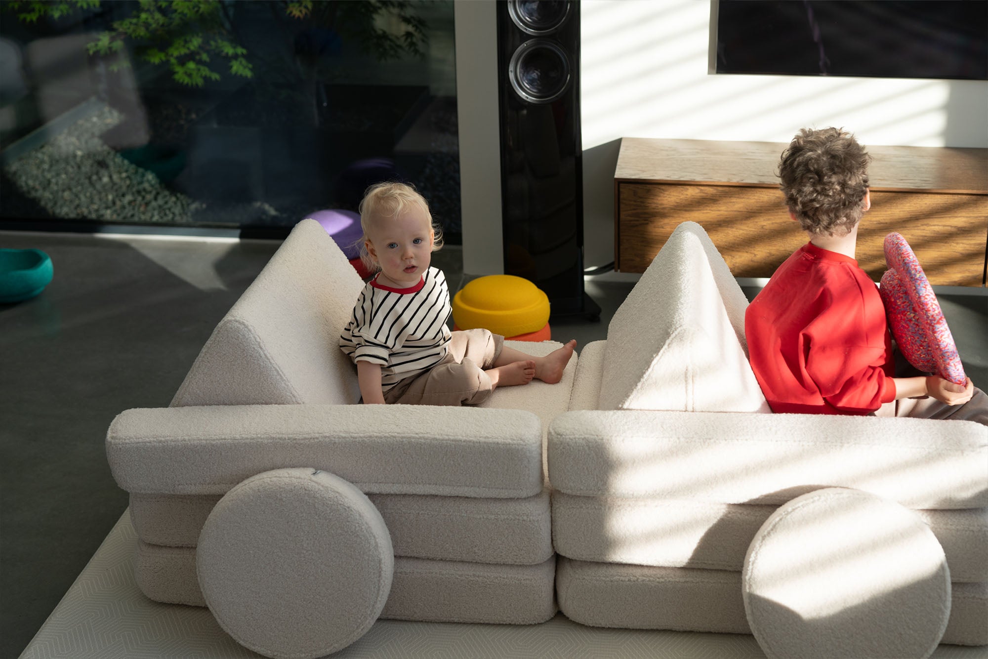 Shappy Play Sofa Original Teddy Soft Cream