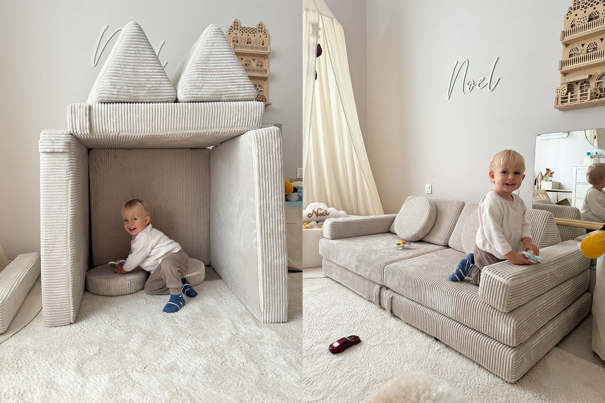 Shappy Play Sofa Pure Corduroy Vanilla