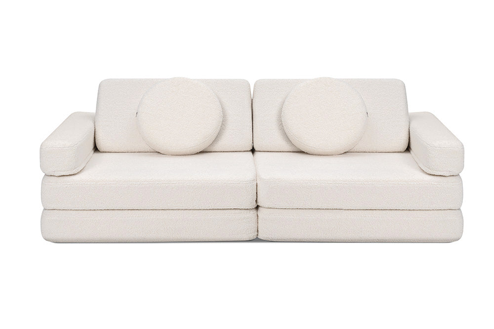 Shappy Play Sofa Original Teddy Cream White