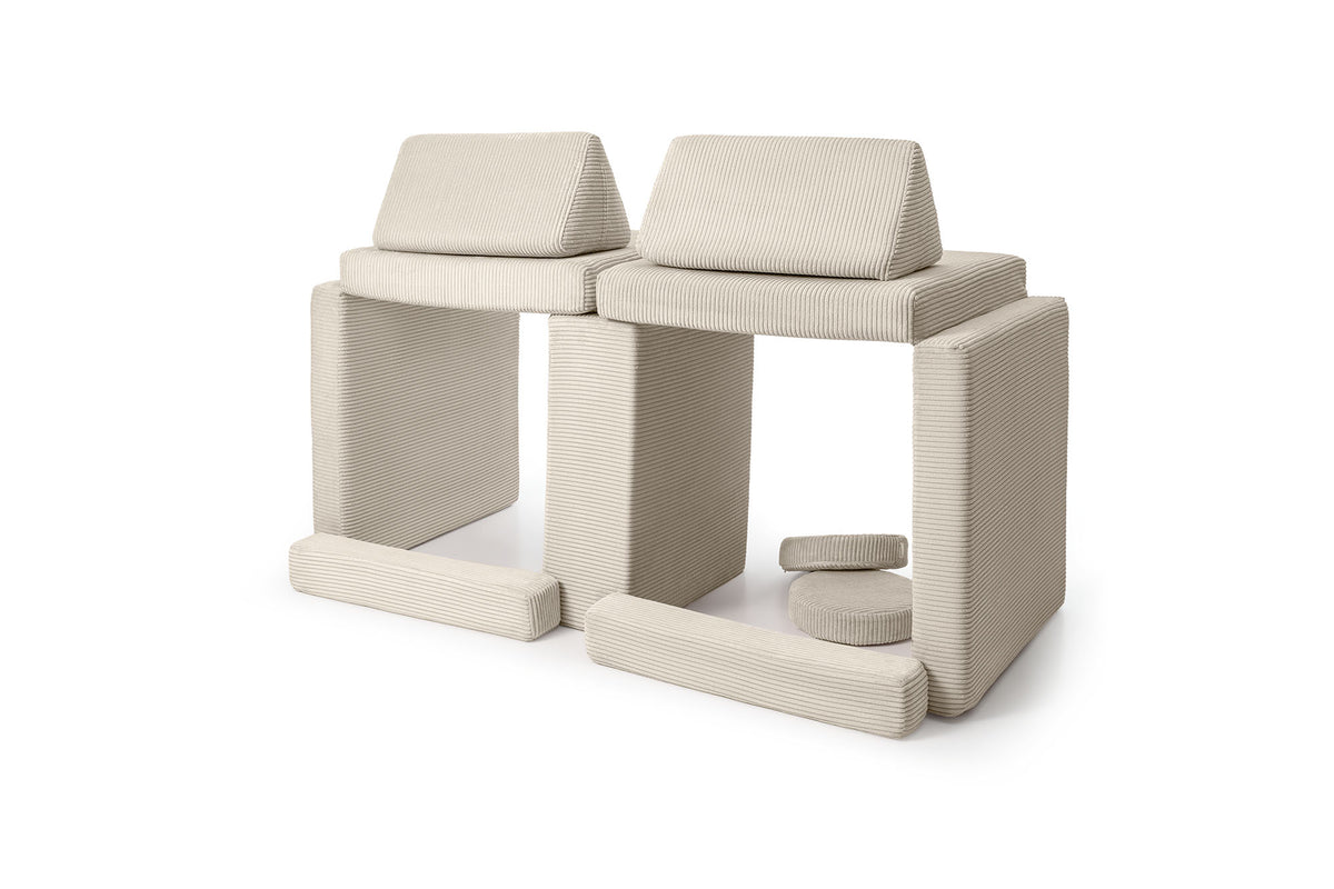 Shappy Trampoline Pure Corduroy Waffle Cream Beige